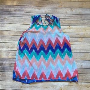 Colorful Chevron tunic.
